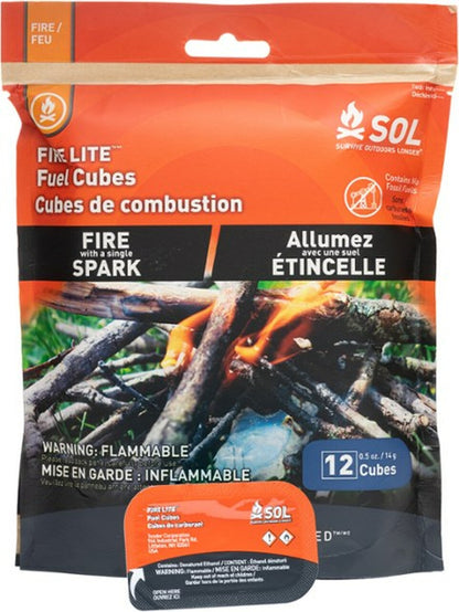SOL Fire Lite Fuel Cubes