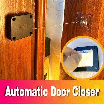 Ferme-porte automatique sans poinçon, à fermeture douce pour porte coulissante ou porte en verre, force de tension 500g-1000g.