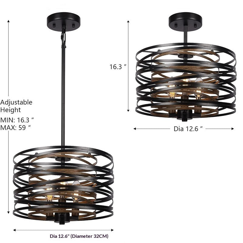 Suspension minimaliste moderne personnalisée et créative