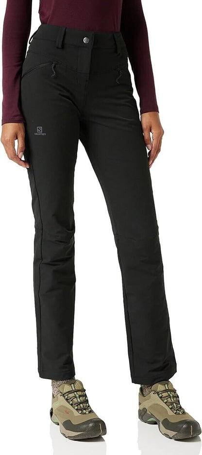 Salomon Women's Wayfarer Warm Straight Pants, Size 10