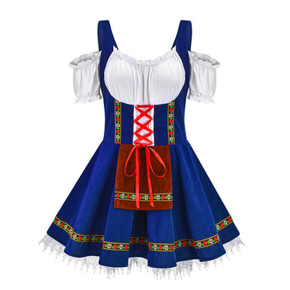 Costume de festival de la bière pour femme – Tenue de spectacle et robe de fête inspirée de l'Oktoberfest