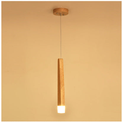 Nordic Wood Matchstick Pendant Light