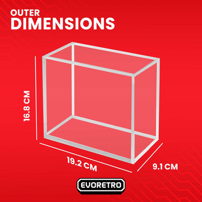 EVORETRO Acrylic ETB Display Case with Magnetic Lid – 1 Pack