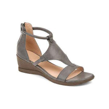 Sandales compensées d'été décontractées pour femmes style romain