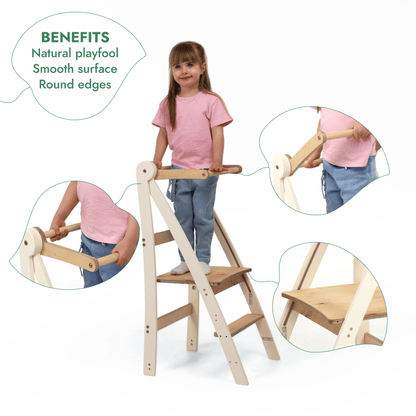 Tour d'apprentissage ajustable - Marchepied pour enfants