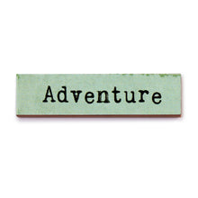 Aimant en bois - Aventure
