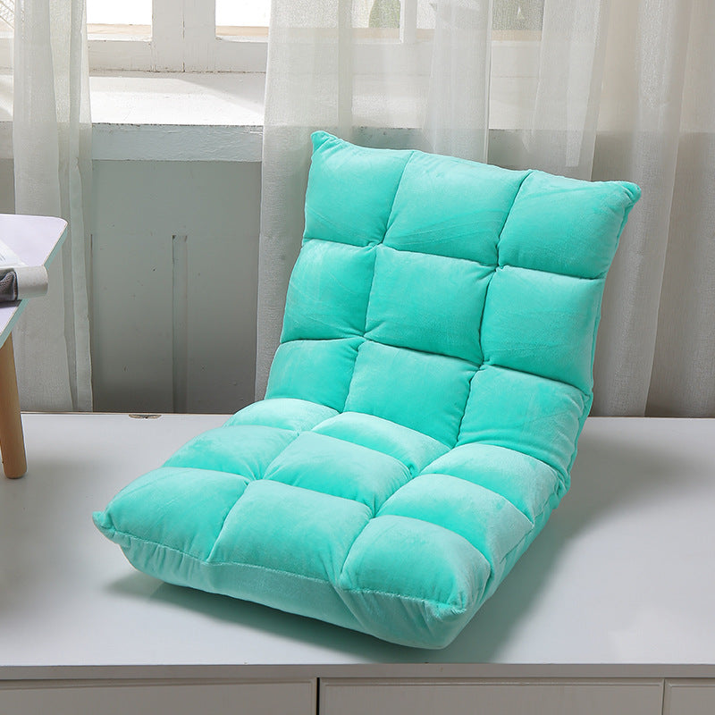 Canapé-lit paresseux pliable une place, fauteuil inclinable tatami, canapé-lit de loisir pour chambre ou balcon, déhoussable et lavable