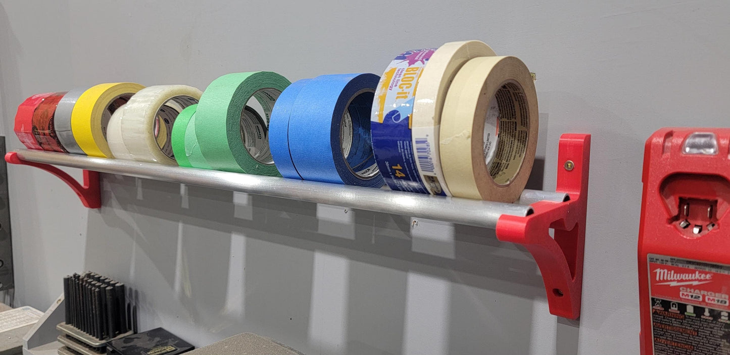 Tape Storage Rack Wall Mounted