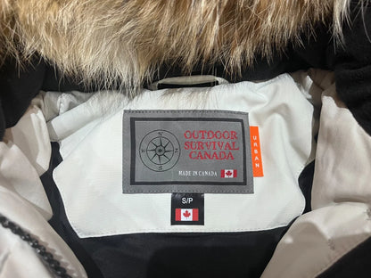 Outdoor Survival Canada Women's Kasa -20C Down Parka - Opal White, Small - ON DISPLAY