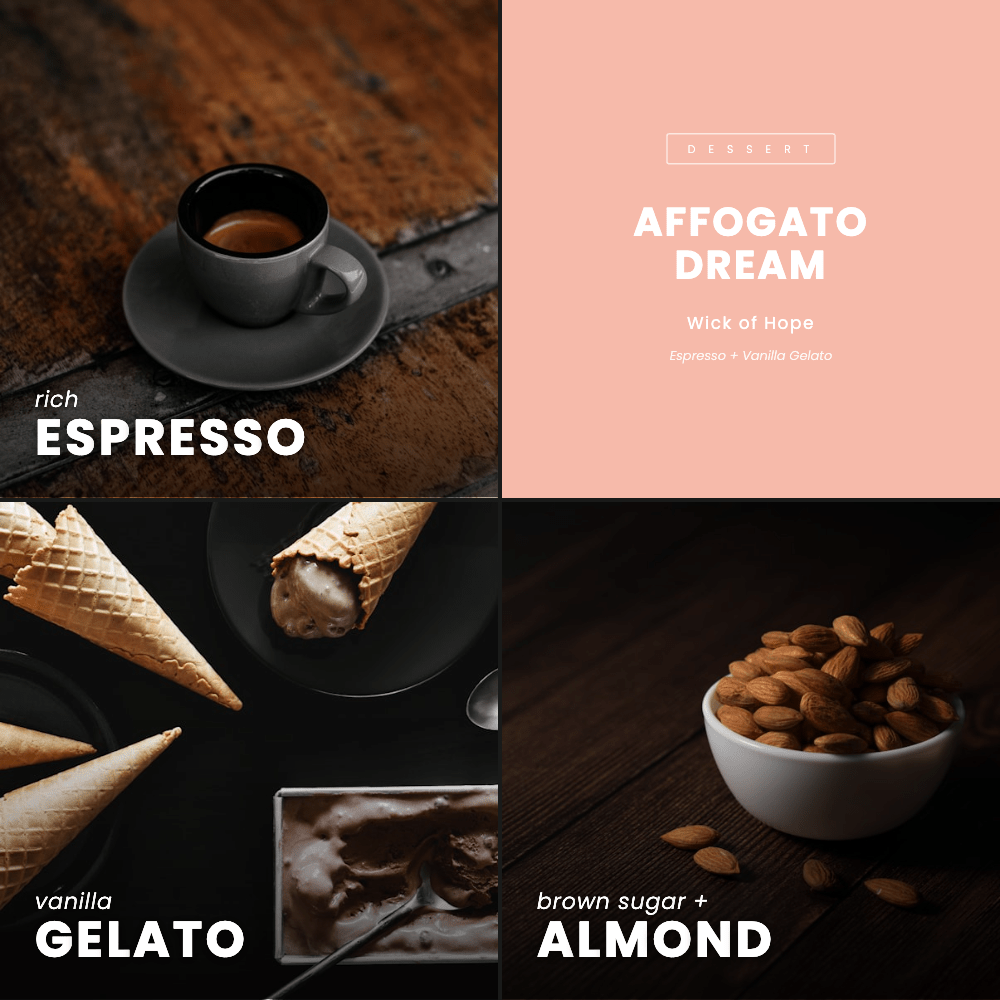Affogato Dream Candle | Espresso + Vanilla Gelato