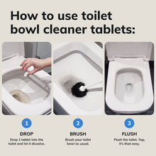 Tablettes nettoyantes pour cuvette de toilettes