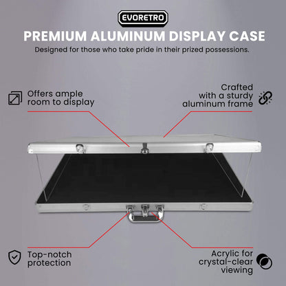 Présentoir vitrine en acrylique transparent EVORETRO pour salon professionnel