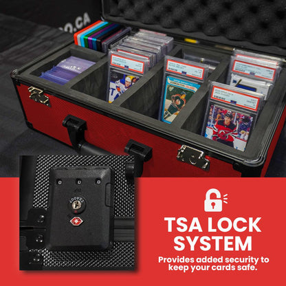 EVORETRO Boîte de rangement pour cartes classées, Serrure TSA