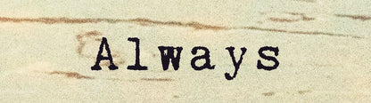 Timber Magnet - Always