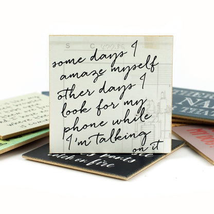 Coasters or Magnets - Amaze Myself