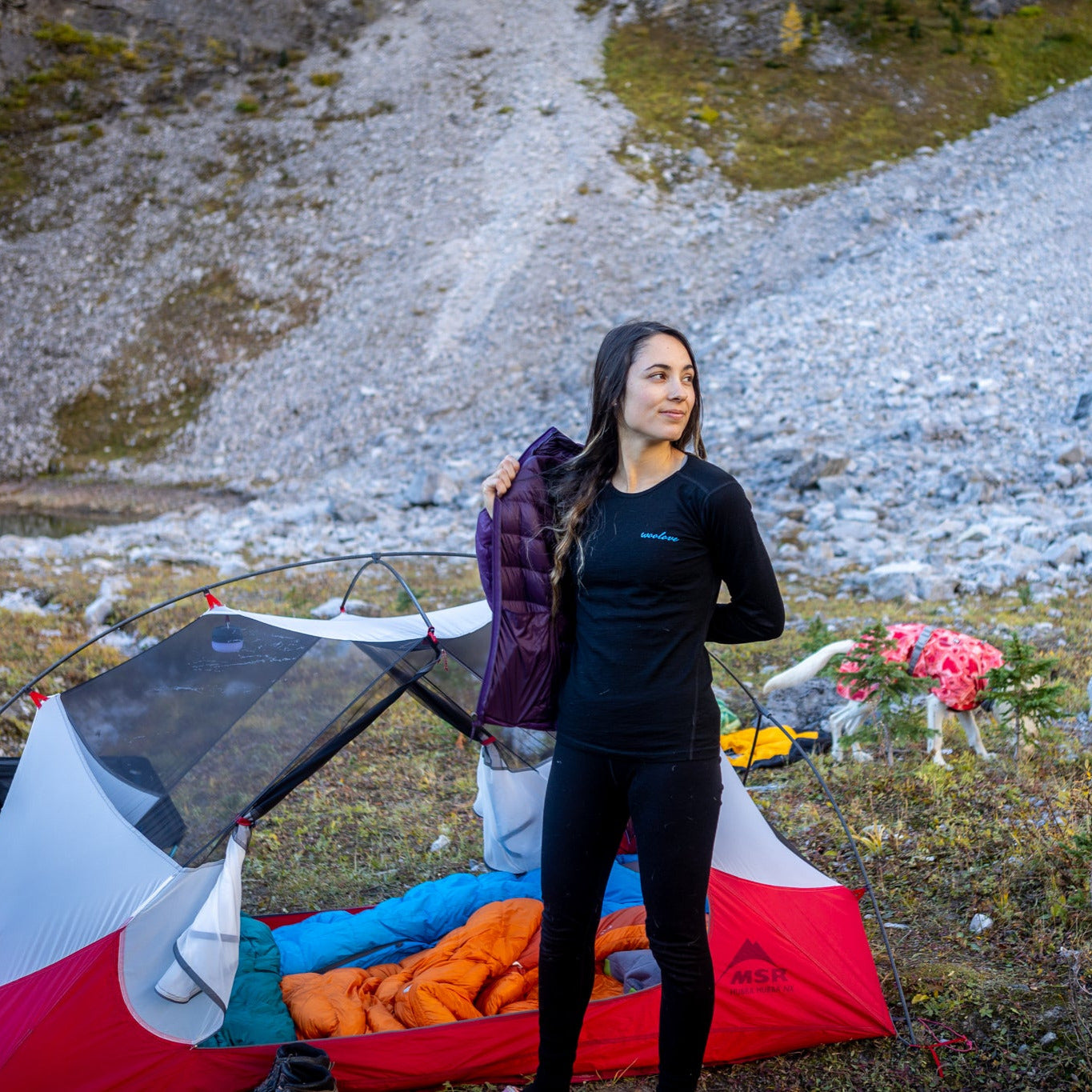 Legging en Laine Mérinos pour Femme — Épaisse