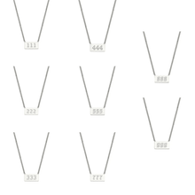 Collier numéro d'ange