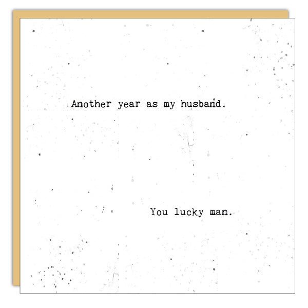Stationery - Little Gem Card -  Another Year As My Husband