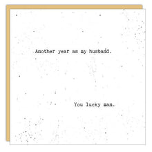 Stationery - Little Gem Card -  Another Year As My Husband