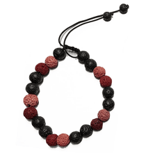 Bracelets diffuseurs en pierre de lave anti-tiques