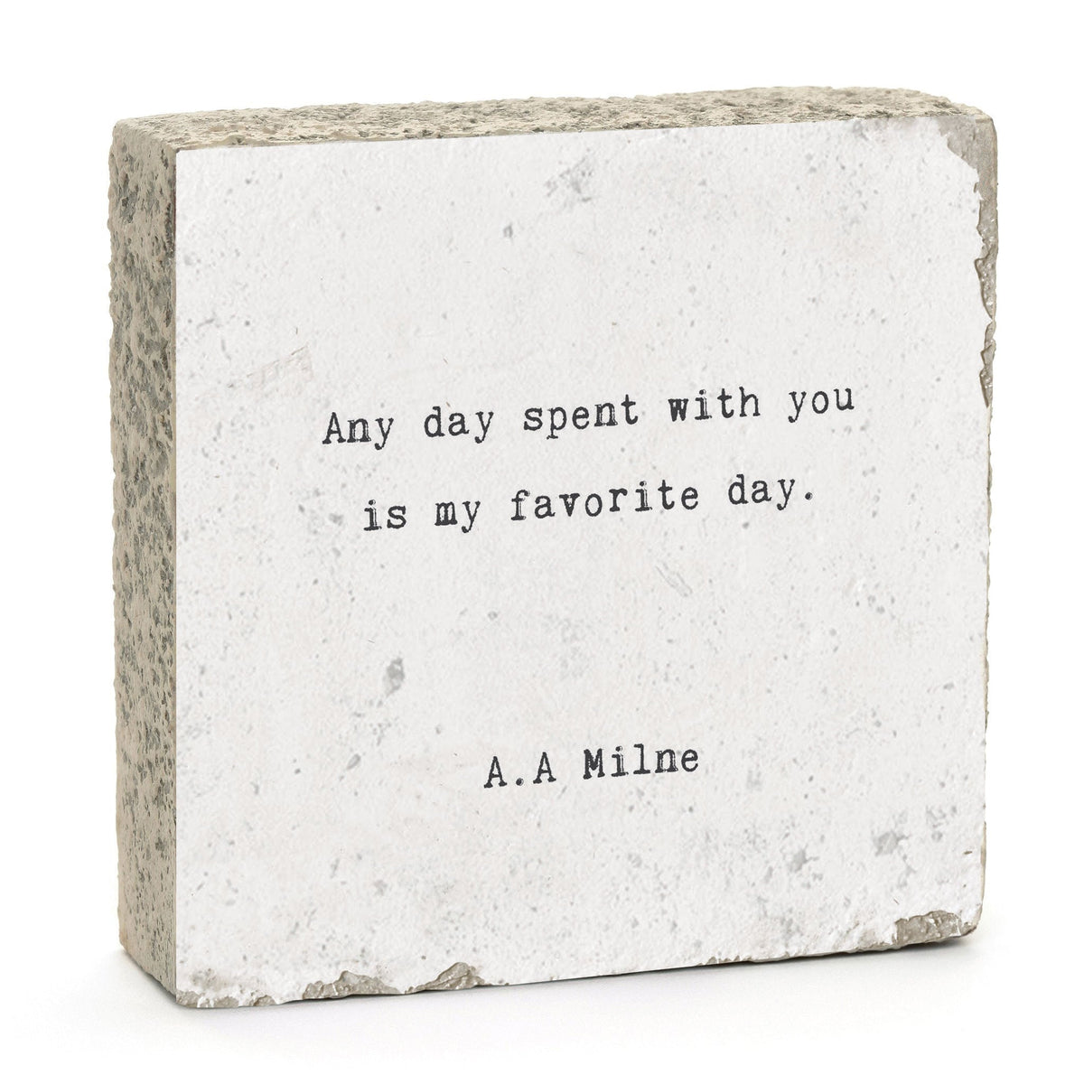 Art Block - Little Gem - Any Day Spent (A.A. Milne)