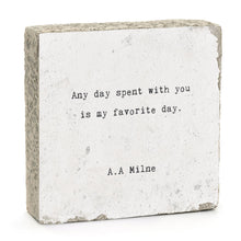 Art Block - Little Gem - Any Day Spent (A.A. Milne)