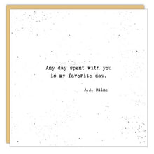 Stationery - Little Gem Card -  Any Day Spent With You