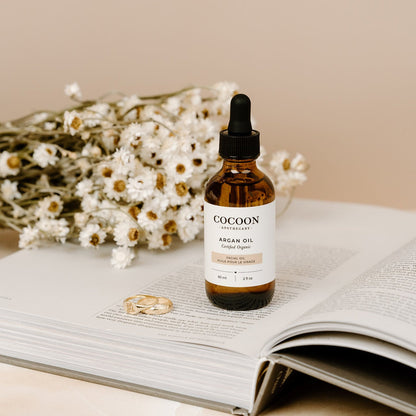 Huile visage à l'argan - Nutrition intense pour peaux sèches