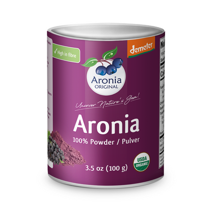 Poudre de baies d'aronia bio 100 g (3,5 oz)