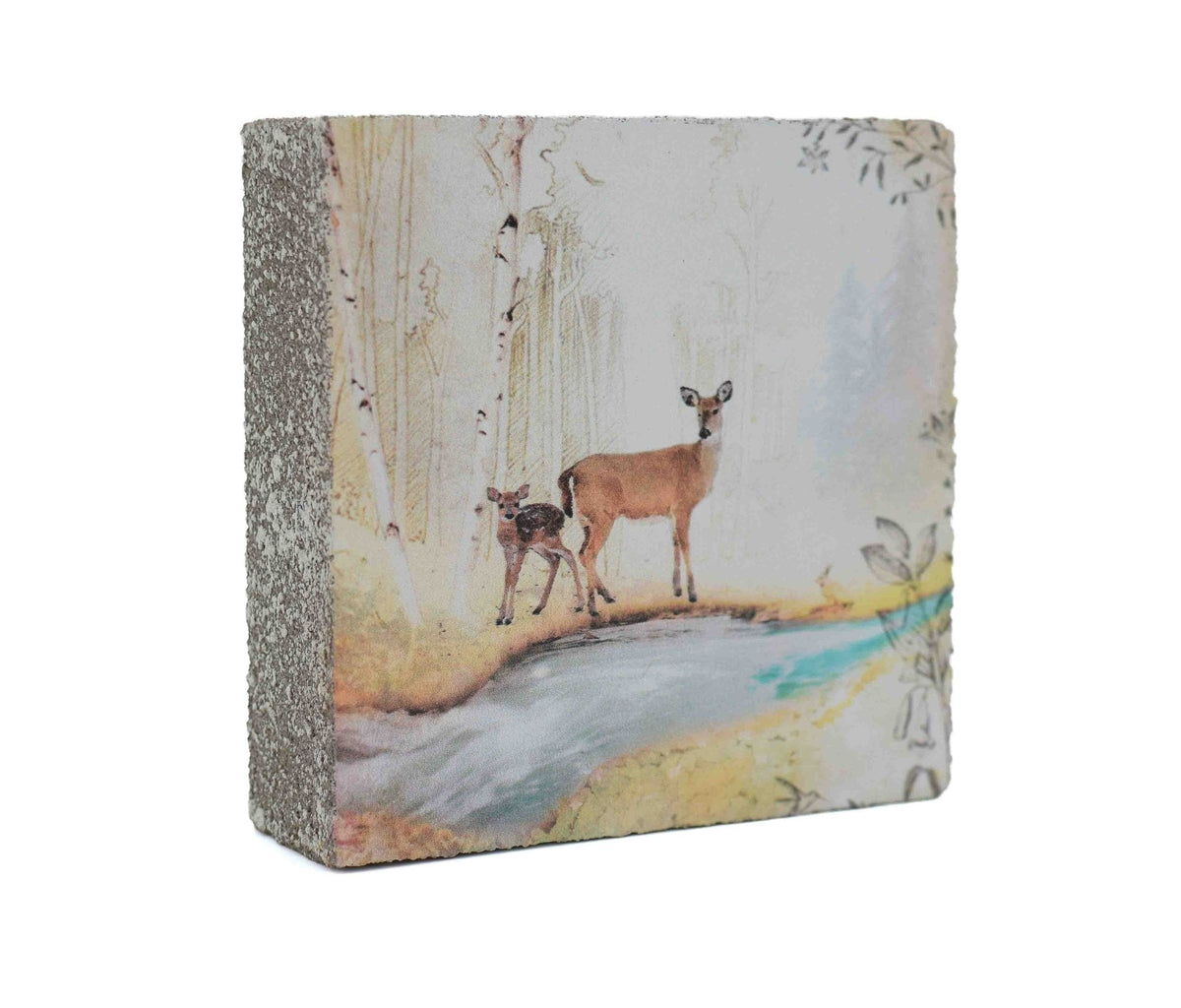 Art Block - Lost & Found - Deer and Fawn