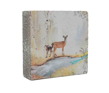 Art Block - Lost & Found - Deer and Fawn