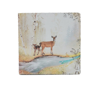 Art Block - Lost & Found - Deer and Fawn