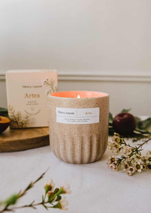 Artea – Bougie de soja réutilisable