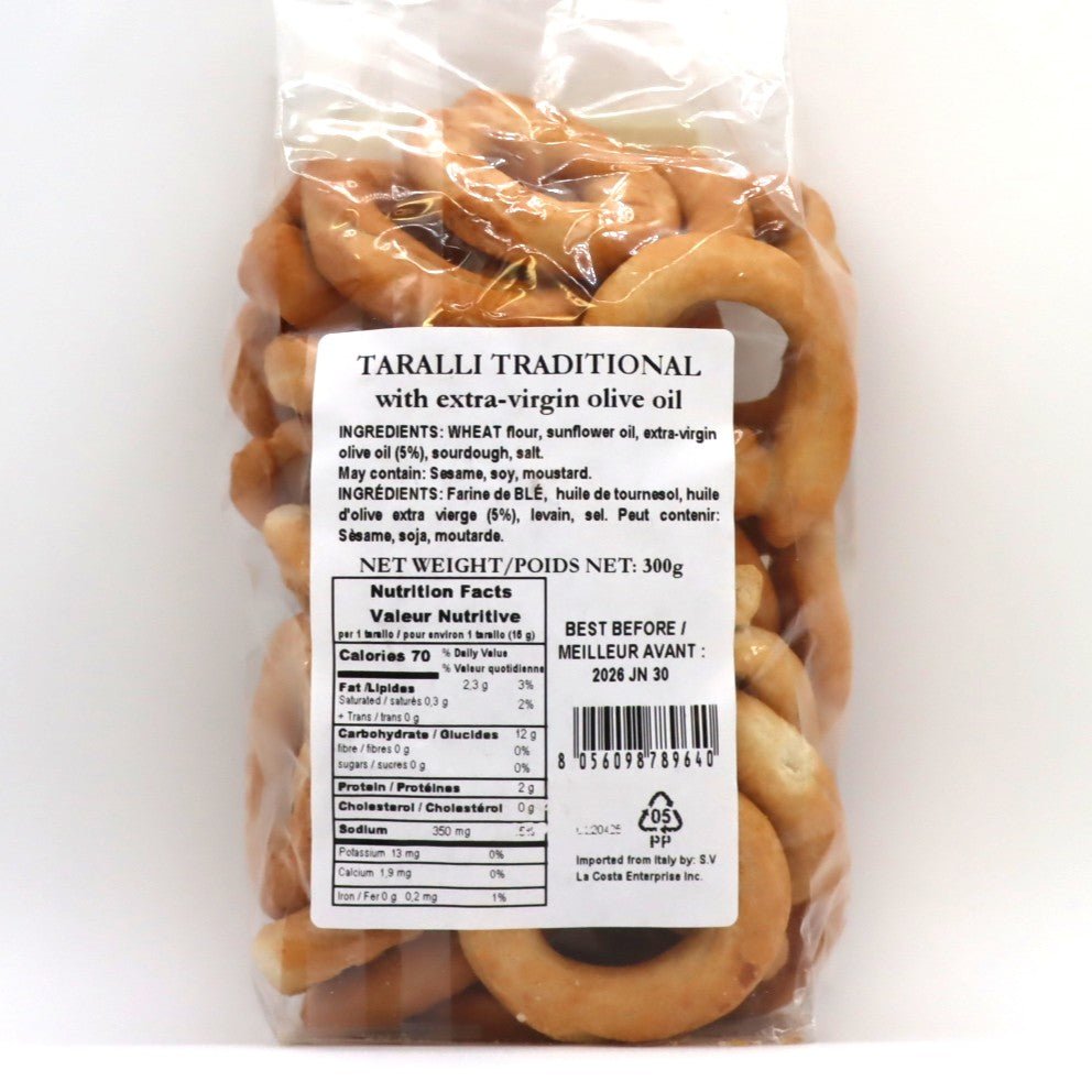 Taralli artisanaux des Pouilles