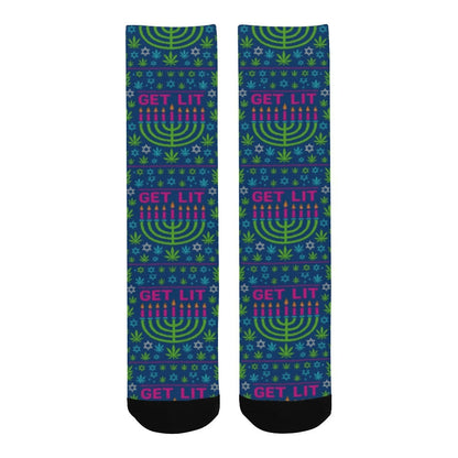 Chaussettes de Hanouka « Get Lit »