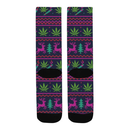 Chaussettes de Noël fluo (unisexe)