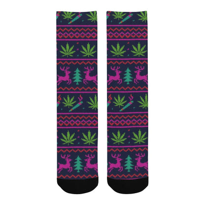 Chaussettes de Noël fluo (unisexe)