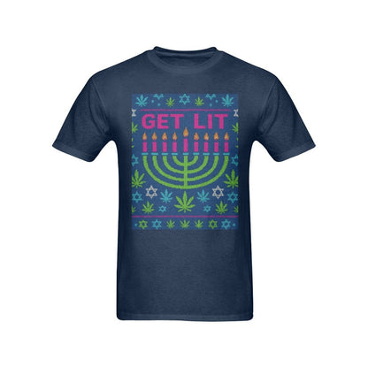 T-shirt Homme Hanoucca "Get Lit"