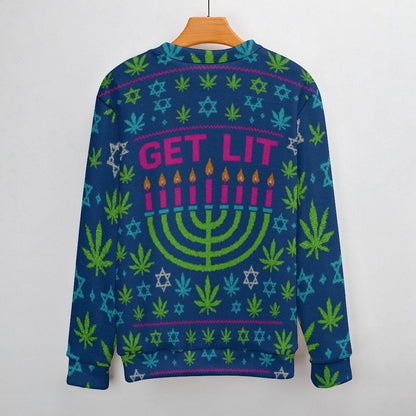 Get Lit Hannukah Sweatershirt