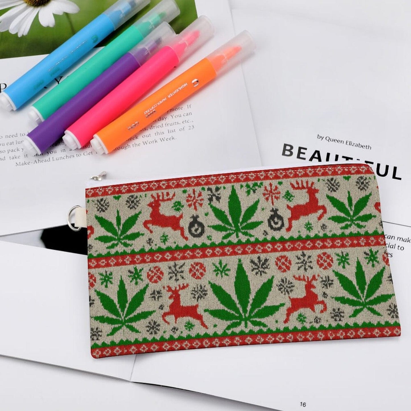 Pochette de rangement de Noël OG