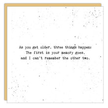 Stationery - Little Gem Card -  As You Get Older