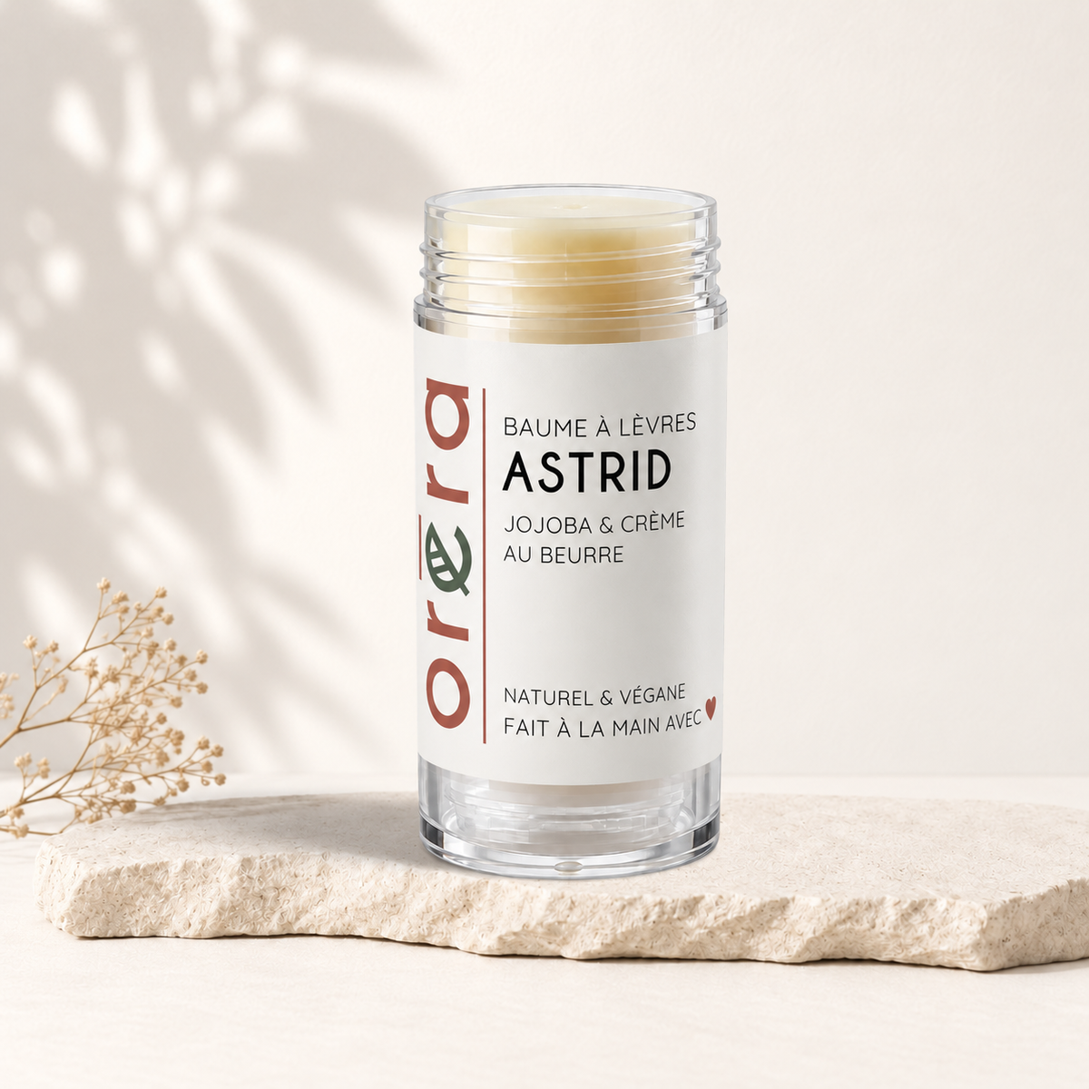 Baume à lèvres géant ASTRID jojoba & crème au beurre