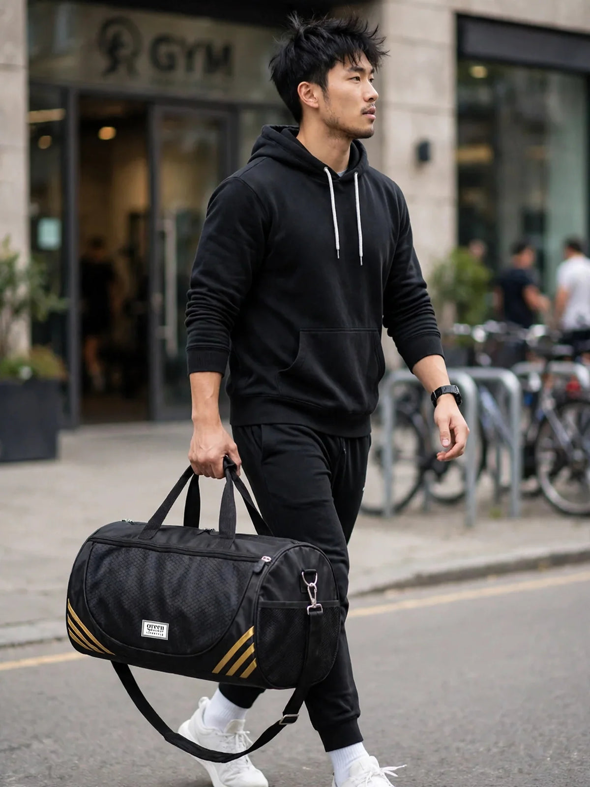 Gym Sports Duffle Bag For Men & Women | Duffel Bag with Shoes Compartment  | Weekender Bag for Men & Women