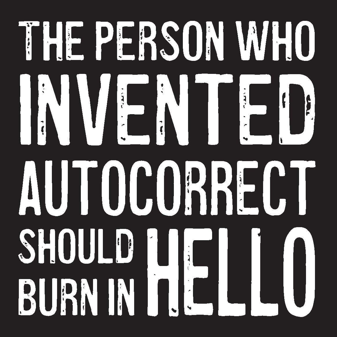 Coasters or Magnets - Autocorrect