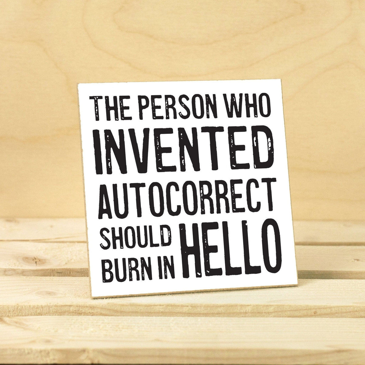 Coasters or Magnets - Autocorrect