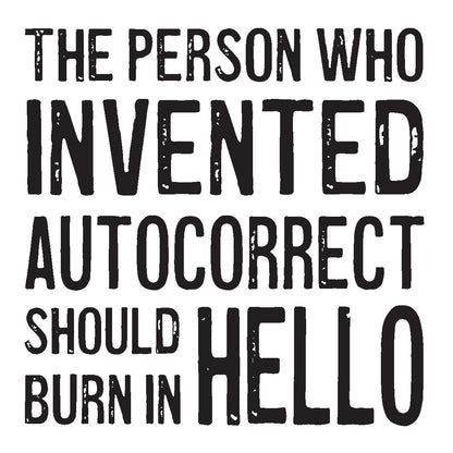 Coasters or Magnets - Autocorrect