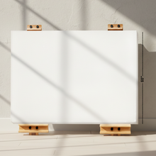 Lot de 2 chevalets muraux réglables en bois - Accueille les toiles jusqu'à 152 cm