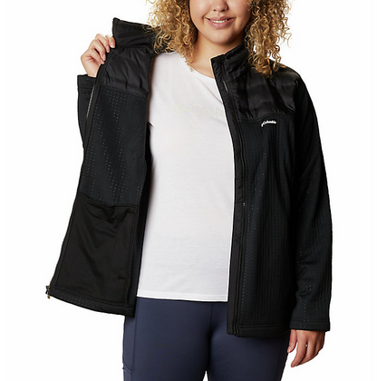 Veste zippée hybride Columbia Northern Canyon pour femme, Taille : XL