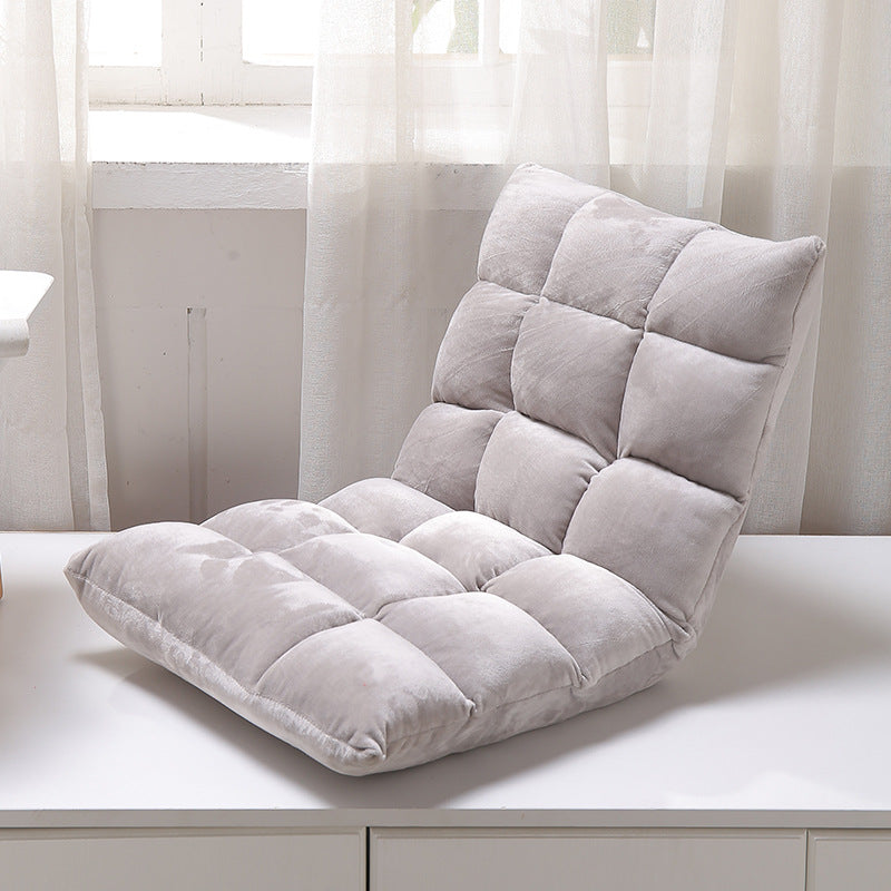 Canapé-lit paresseux pliable une place, fauteuil inclinable tatami, canapé-lit de loisir pour chambre ou balcon, déhoussable et lavable