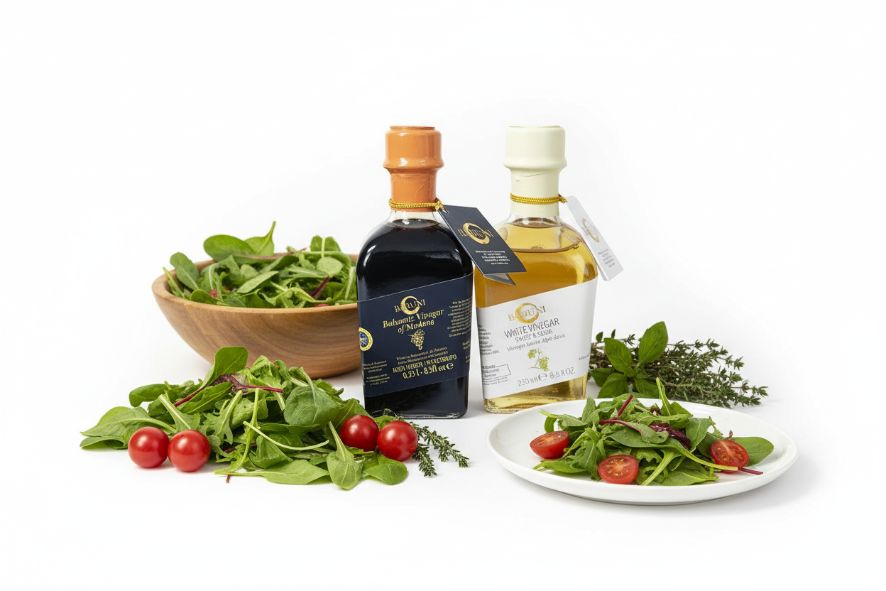 Collection de Vinaigres Balsamiques (Foncé et Blanc)